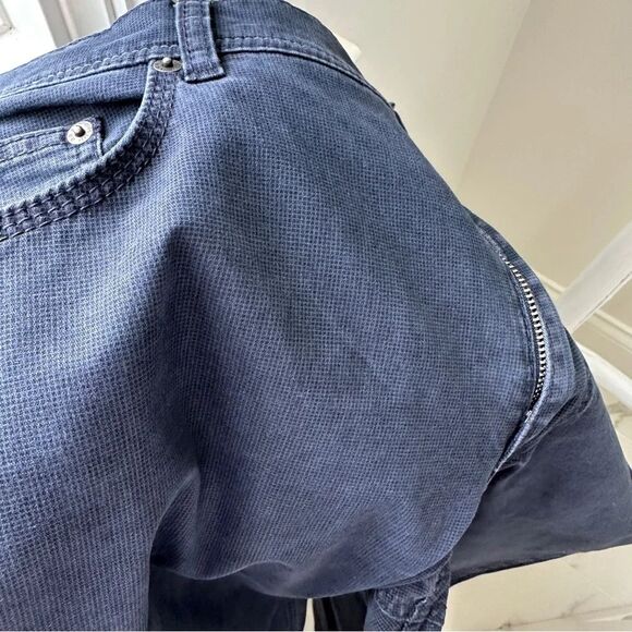 Brax Men’s Cooper Regular Fit Micropattern Five Pocket Navy Pants Size 38 - Picture 13 of 13